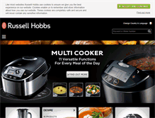 Tablet Screenshot of ie.russellhobbs.com