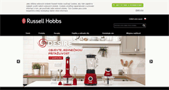 Desktop Screenshot of cz.russellhobbs.com