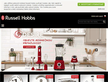 Tablet Screenshot of cz.russellhobbs.com